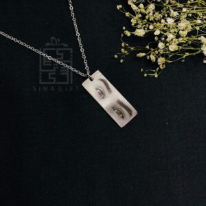 *!.Eye Sketch Engraved Locket.!*