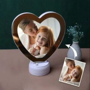 Heart Shape Magic Mirror Frame.