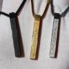 Ayat ul Kursi Steel Bar Pendant