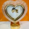 Led Crystal Heart Shaped Rotating Photo Frame Lamp