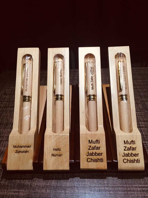 CUSTOMIZE YOUR NAME ON WOODEN BALL POINT PEN WITH WOODEN BOX