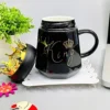 King Coffee Mug Royal Ceramic Lovely Design 400 ml ,Tea/Coffee Tea Mug for Husband Loved One's Gift (Black) 1 Mug.